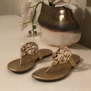 Tory Burch Women's Miller Leather Thong Sandals